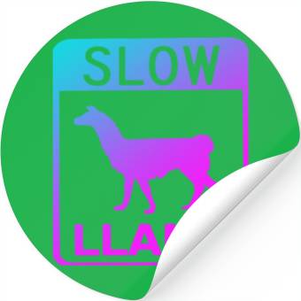 Discover Phish Slow Llama Stickers
