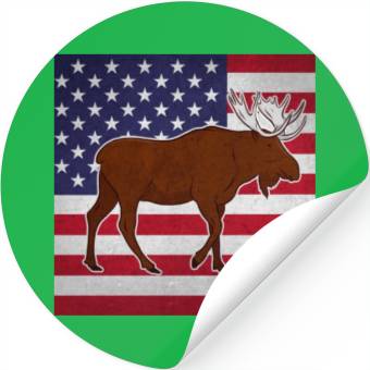 Discover Moose Elk Stickers