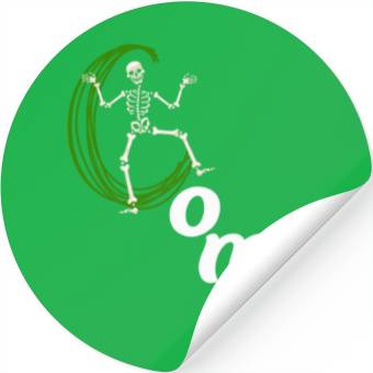 Discover The horror skeleton Stickers