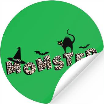 Discover Momster (leopard) Stickers