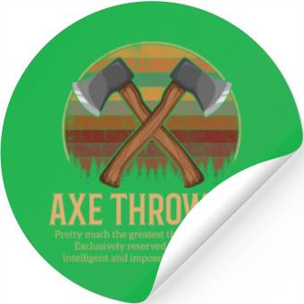 Discover Axe Throwing definition, Hatchet Axe Throwing Stickers