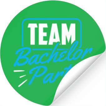 Discover Team Bachelor Party Bride Groom Stickers