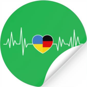 Discover Ukraine Germany Flag Two Countries Stickers