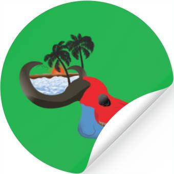 Discover buffalo skull colorful Stickers