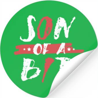 Discover Son Of A Bit Computer Programmer IT Binary Stickers