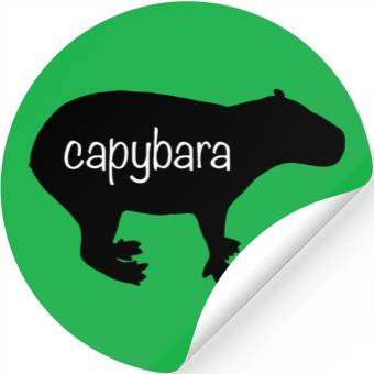 Discover Capybara Stickers
