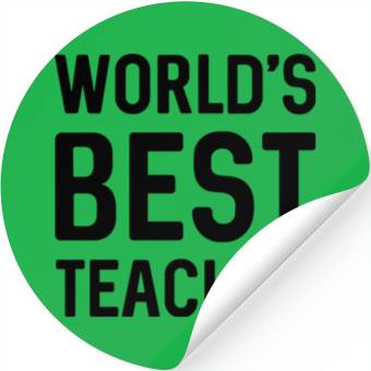 Discover World’s Best Teacher Stickers