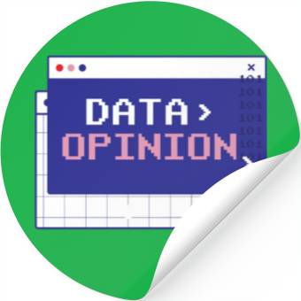 Discover Data > Opinion Coding Programmer Code Coder Stickers