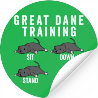 Discover Great Dane Training Stickers