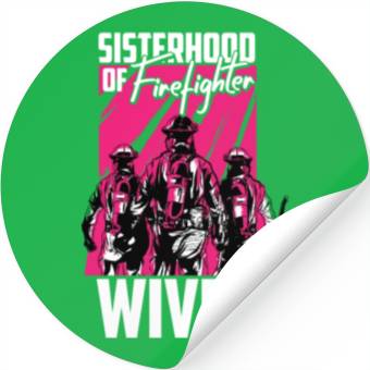 Discover Firefighter Thin Red Line Sisterhood Stickers