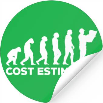 Discover Funny Cost Estimator Evolution Stickers