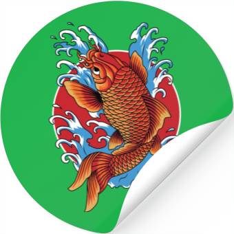 Discover Koi Fish Stickers