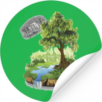 Discover Tree Is a Natural Gift. Stickers
