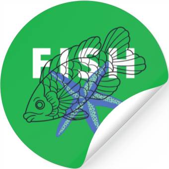 Discover Fish Stickers