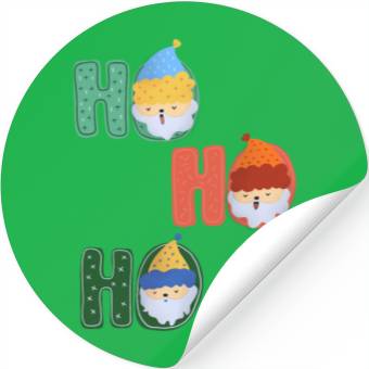 Discover Mini Santas Ho Ho Ho Stickers