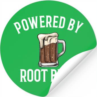 Discover Powered by root beer, root beer Stickers