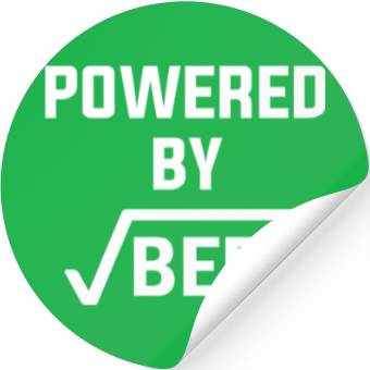 Discover Powered by root beer, root beer Stickers