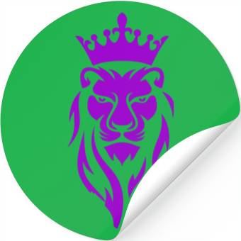 Discover LION LILAC Stickers