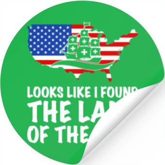 Discover Columbus Day 1492 Stickers