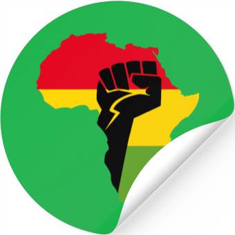Discover African Black Power Stickers