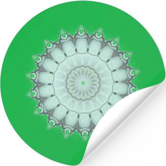 Discover Light Green Cool Sign Stickers