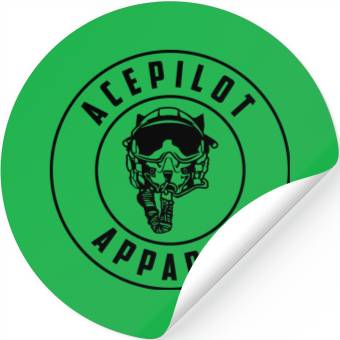 Discover ACEPILOT APPAREL SEAL NEW Stickers
