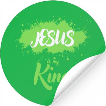 Discover JESUS is my King Stickers