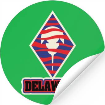 Discover US States DELAWARE Stickers