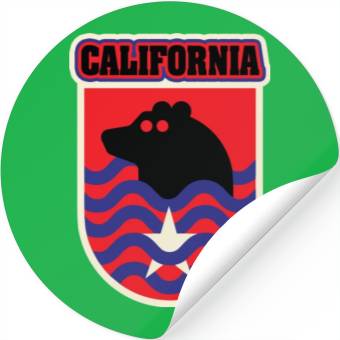 Discover US States CALIFORNIA Stickers