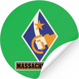 Discover US States MASSACHUSETTS Stickers