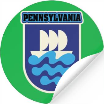 Discover US States PENNSYLVANIA Stickers