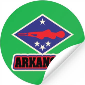 Discover US States ARKANSAS Stickers