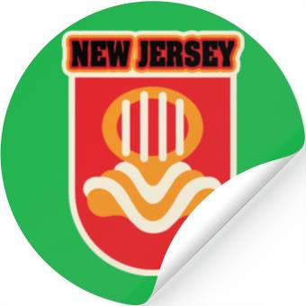 Discover US States NEW JERSEY Stickers