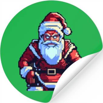 Discover Sad Santa Stickers