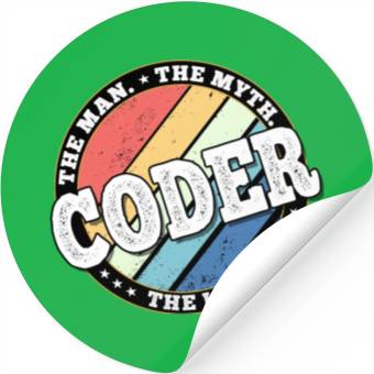 Discover Coder. The man. The myth. The legend. Stickers