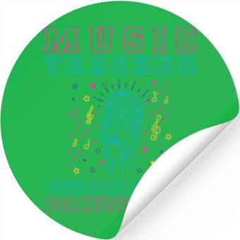 Discover Music Teacher Stickers