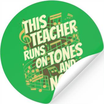 Discover Music Teacher Stickers
