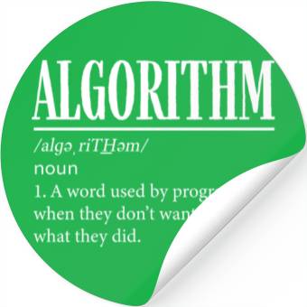 Discover Algorithm Programmer, Coding, Coder Stickers