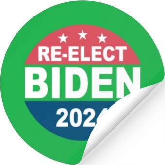 Discover Re-Elect Joe Biden 2024 Democrats Stickers