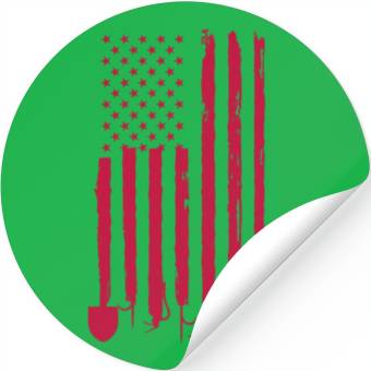 Discover Firefighter American Flag Stickers