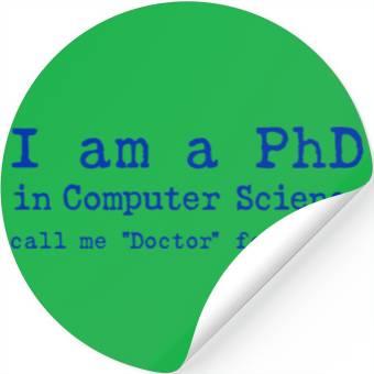 Discover PhD in Computer Science! Stickers
