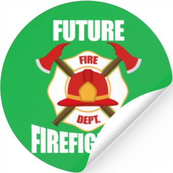 Discover Future Firefighter Fire Dept. Stickers