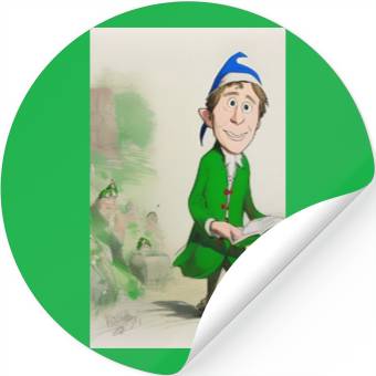 Discover Elf with a book Stickers