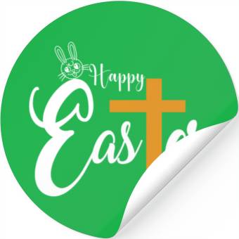 Discover Happy Easter Egg Stickers, Easter Unicorn Stickers,