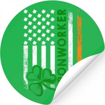 Discover Im An Irish Ironworker Ironworker Stickers