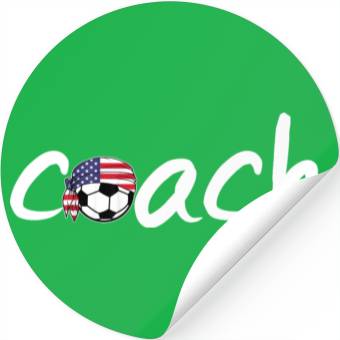 Discover us soccer coach Stickers