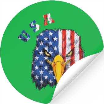 Discover USA - Bald Eagle Stickers