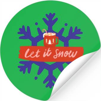 Discover let it Snow Stickers