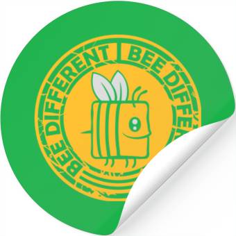 Discover bee different saying quote Stickers