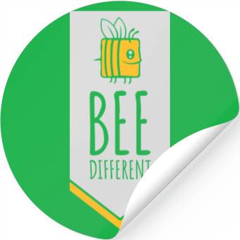 Discover bee different saying quote Stickers